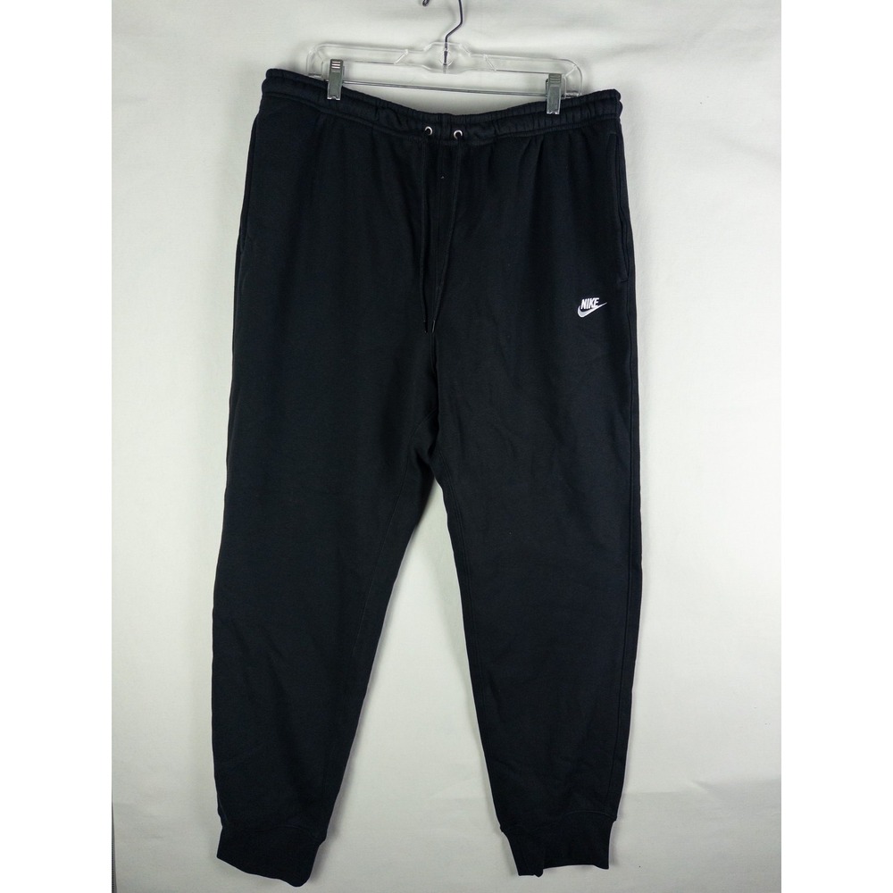 Nike Sportswear Club Fleece Jogger Sweatpants Mens XL Black Tapered Streetwear A